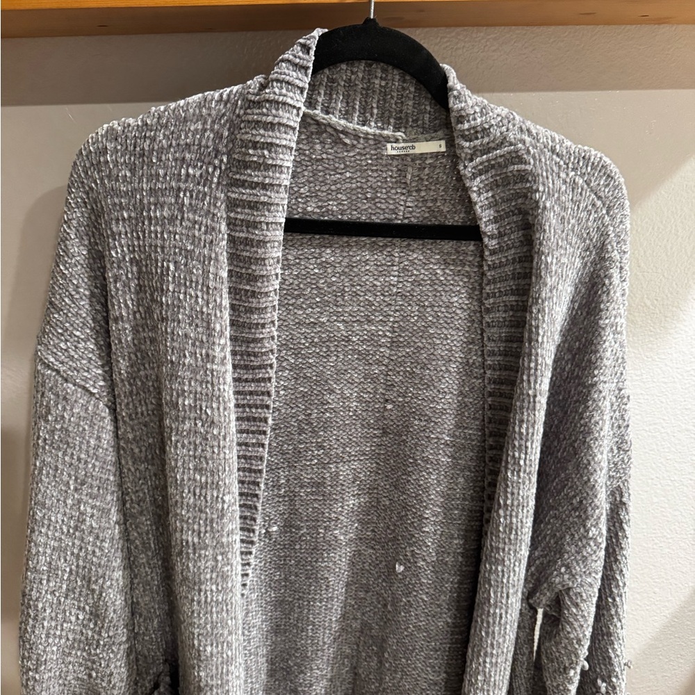 House of Cb long knit cardigan